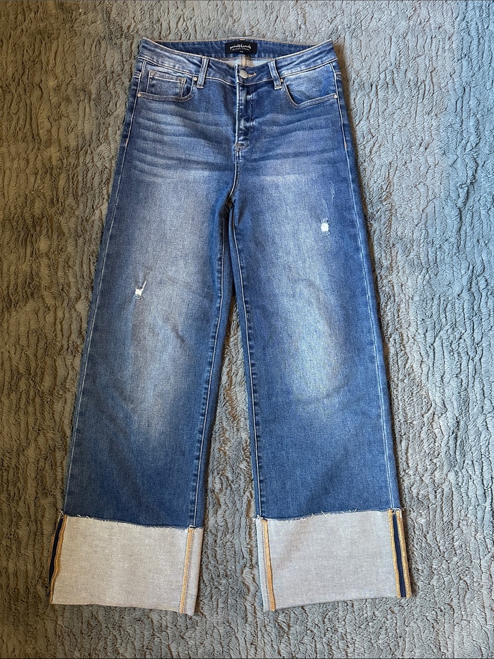 Risen Wide Leg Cuffed Women’s Jeans